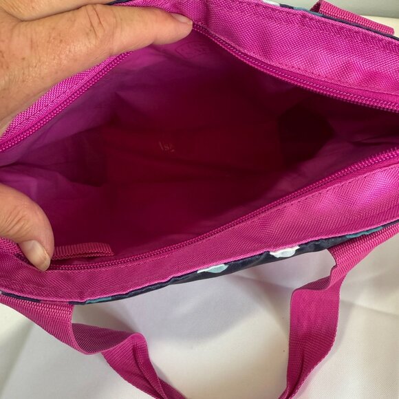 Arctic Zone Insulated Cooler 8 Can Capacity Fashion Tote Lunch Bag Zipper Pocket - Picture 7 of 9